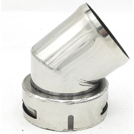 Патрубок охолодження 11617787468 BMW з нержавійки - ДОВІЧНА ГАРАНТІЯ, ACS (Р1318)