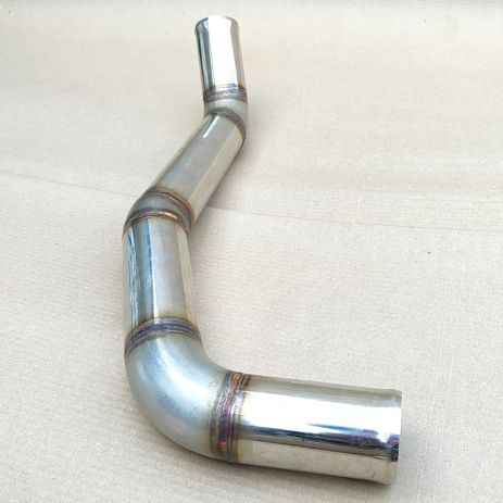 Патрубок охолодження 7420732117 Renault, Volvo з нержавіючої сталі - ДОВІЧНА ГАРАНТІЯ, ACS (Р517)