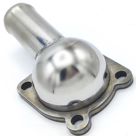 Патрубок охлаждения 54484392 Renault из нержавейки - ПОЖИЗНЕННАЯ ГАРАНТИЯ, ACS (Р826)