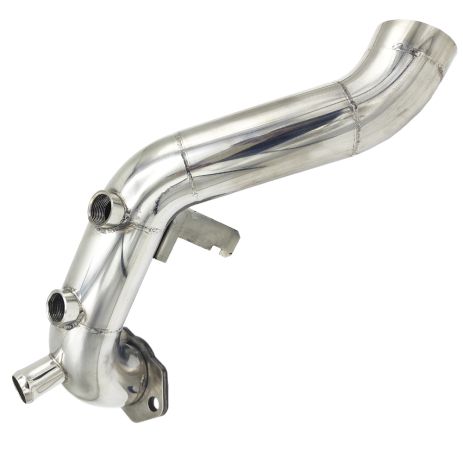 Патрубок охолодження 5200549164 Renault з нержавійки - ДОВІЧНА ГАРАНТІЯ, ACS (Р1040)