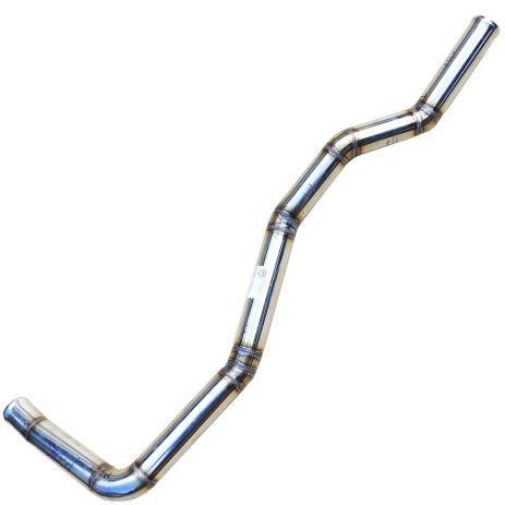 Патрубок охолодження 1787957 DAF з нержавійки - ДОВІЧНА ГАРАНТІЯ, ACS (Р1016)