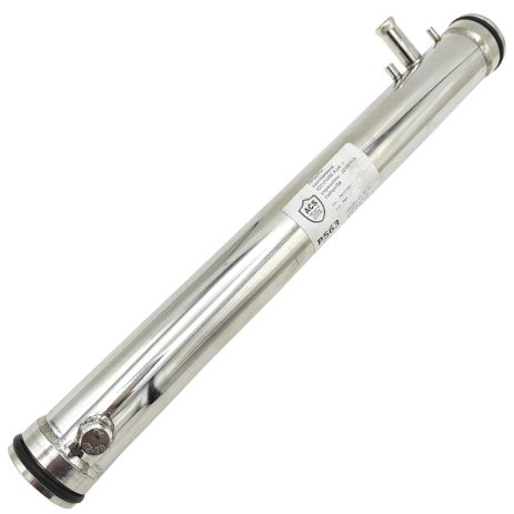 Патрубок охолодження 022121050 Audi з нержавійки - ДОВІЧНА ГАРАНТІЯ, ACS (Р563)