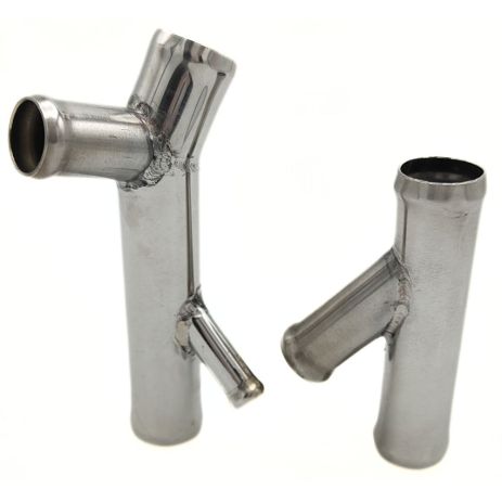 Патрубок охолодження 17129802756 Mini з нержавійки - ДОВІЧНА ГАРАНТІЯ, ACS (Р927)