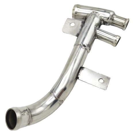 Патрубок охолодження 9809851480 Citroen, Peugeot з нержавійки - ДОВІЧНА ГАРАНТІЯ, ACS (Р962)