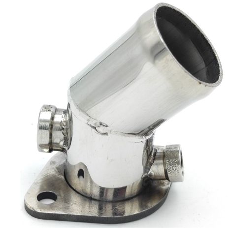 Патрубок охолодження 034121133C Audi, VW з нержавійки - ДОВІЧНА ГАРАНТІЯ, ACS (Р1214)