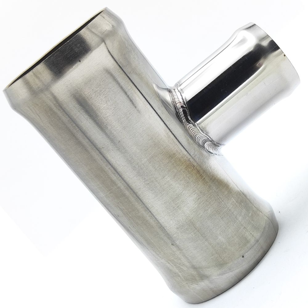 Трійник 45x45x28 мм тосольний з нержавійки, ACS (Т452845) Трійник 45x45x28 мм тосольний з нержавійки, ACS (Т452845)