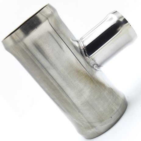 Трійник 45x45x28 мм тосольний з нержавійки, ACS (Т452845) Трійник 45x45x28 мм тосольний з нержавійки, ACS (Т452845)