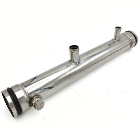 Патрубок охлаждения 071121050A Seat, VW из нержавейки - ПОЖИЗНЕННАЯ ГАРАНТИЯ, ACS (Р552)