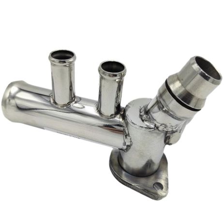 Патрубок охлаждения 06a121133s Seat, VW из нержавейки - ПОЖИЗНЕННАЯ ГАРАНТИЯ, ACS (Р912)