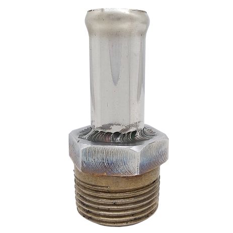 Патрубок охолодження 14075V7216 Nissan з нержавійки - ДОВІЧНА ГАРАНТІЯ, ACS (Р581)