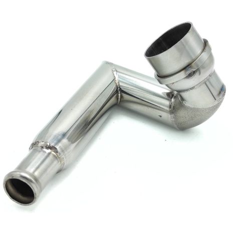 Патрубок охолодження 058103213 Audi, VW з нержавійки - ДОВІЧНА ГАРАНТІЯ, ACS (Р784)