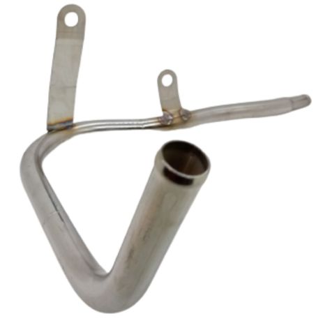 Патрубок охолодження 026121065B Audi з нержавійки - ДОВІЧНА ГАРАНТІЯ, ACS (Р493)