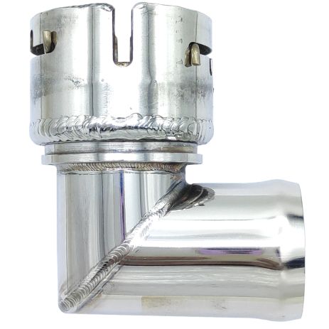 Патрубок охолодження 1j0122291f Audi, Skoda, VW з нержавійки - ДОВІЧНА ГАРАНТІЯ, ACS (Р1227)