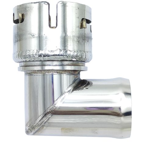 Патрубок охолодження 1j0122291f Audi, Skoda, VW з нержавійки - ДОВІЧНА ГАРАНТІЯ, ACS (Р1227)