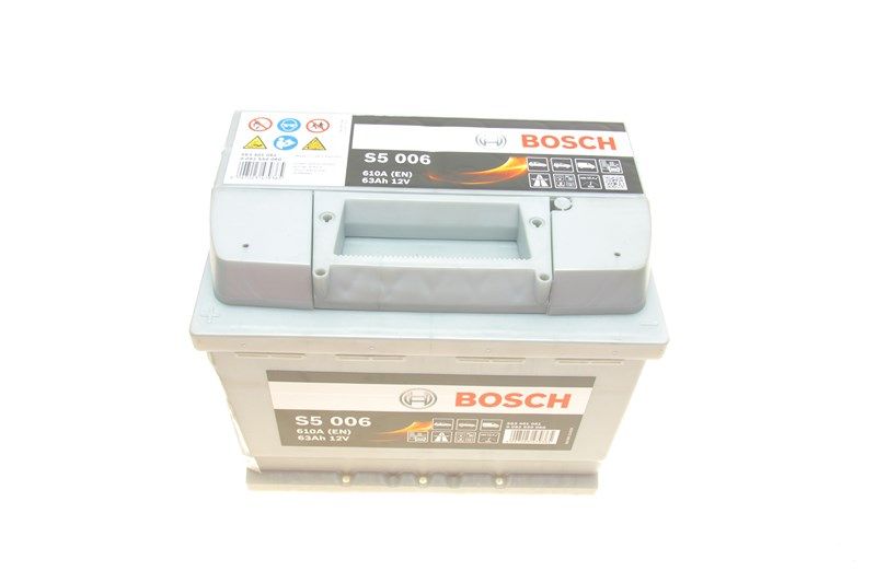 Акумулятор 63Ah-12v BOSCH (S5006) (242x175x190),L,EN610 Акумулятор 63Ah-12v BOSCH (S5006) (242x175x190),L,EN610
