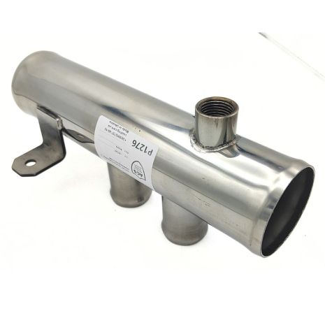 Патрубок охолодження 1887207 Scania з нержавійки - ДОВІЧНА ГАРАНТІЯ, ACS (Р1276)