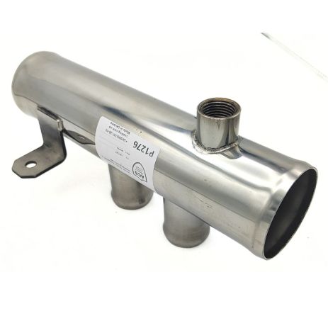 Патрубок охолодження 1887207 Scania з нержавійки - ДОВІЧНА ГАРАНТІЯ, ACS (Р1276)