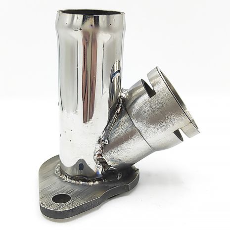 Патрубок охолодження 037121145h VW з нержавійки - ДОВІЧНА ГАРАНТІЯ, ACS (Р387)