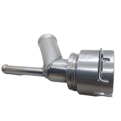 Патрубок 1J0122291B Audi, Seat, Skoda, VW з нержавійки - ДОВІЧНА ГАРАНТІЯ, ACS (Р868)