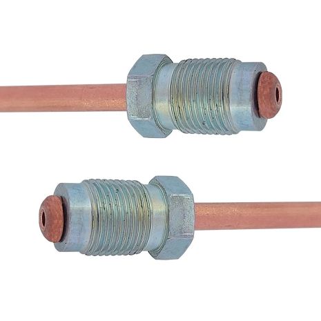 Трубка тормозная медная (L=1777мм) с након. 104/104, ACS (WP4009CU)