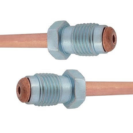 Медная тормозная трубка (L 4300мм) с наконечниками (105а/105а) – WP1596Cu, ACS (WP1596CU) Медная тормозная трубка (L 4300мм) с наконечниками (105а/105а) – WP1596Cu, ACS (WP1596CU)