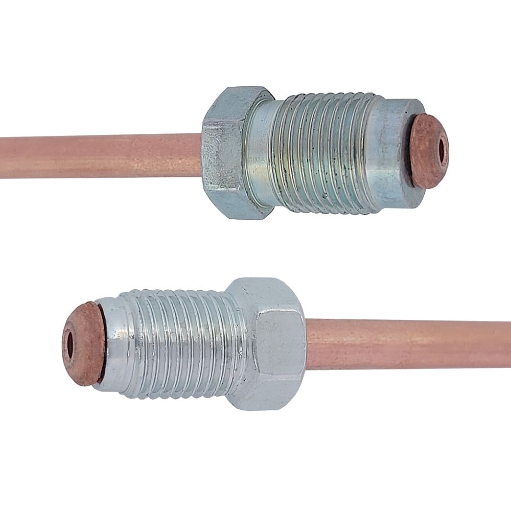 Мідна трубка гальмівна (L 4900мм) з наконечниками (104/105) Renault - WP313Cu, ACS (WP313CU) Мідна трубка гальмівна (L 4900мм) з наконечниками (104/105) Renault - WP313Cu, ACS (WP313CU)