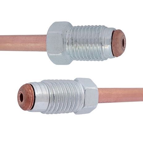 Трубка тормозная медная (L=2200мм) с након. 105/112, ACS (WP464CU)