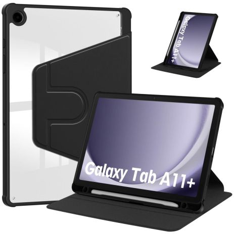 Чохол TPUCristal Pen holder 360 для Samsung Galaxy Tab A11 Plus Чорний