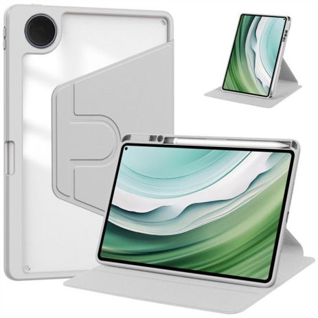 Чохол TPUCristal Pen holder 360 для Samsung Galaxy Tab A11 8.7 X130 X135 Сірий