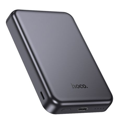 Повербанк Hoco J160 Original, magnetic, 5000mAh, metal gray