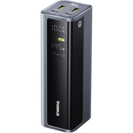Повербанк Baseus EnerGeek GP12, with Digital Display, 20 800 mAh, 145W, Grey, P10082109813-00