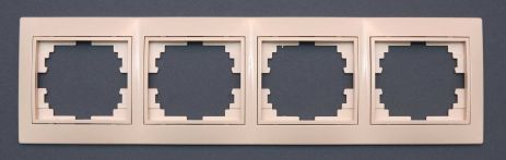 Рамка Valeso РК-1004 4-секційна крем Рамка Valeso РК-1004 4-секційна крем