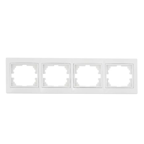 Рамка Valeso РW-1004 4-секційна біла