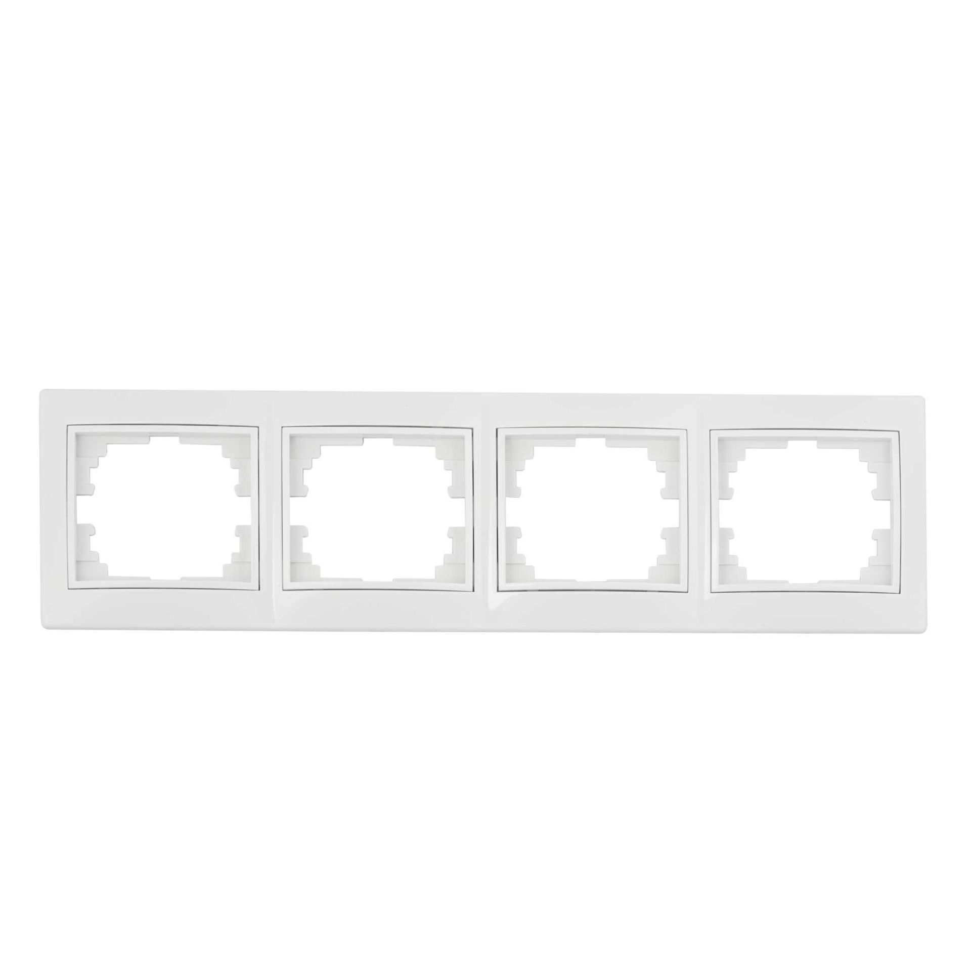 Рамка Valeso РW-1004 4-секційна біла Рамка Valeso РW-1004 4-секційна біла