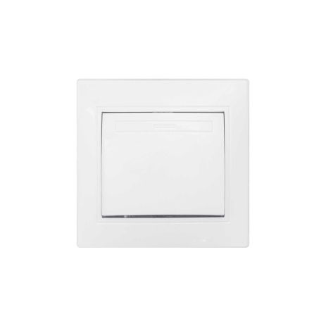 Вимикач 1-клавішний білий Valeso BW-2003 Вимикач 1-клавішний білий Valeso BW-2003