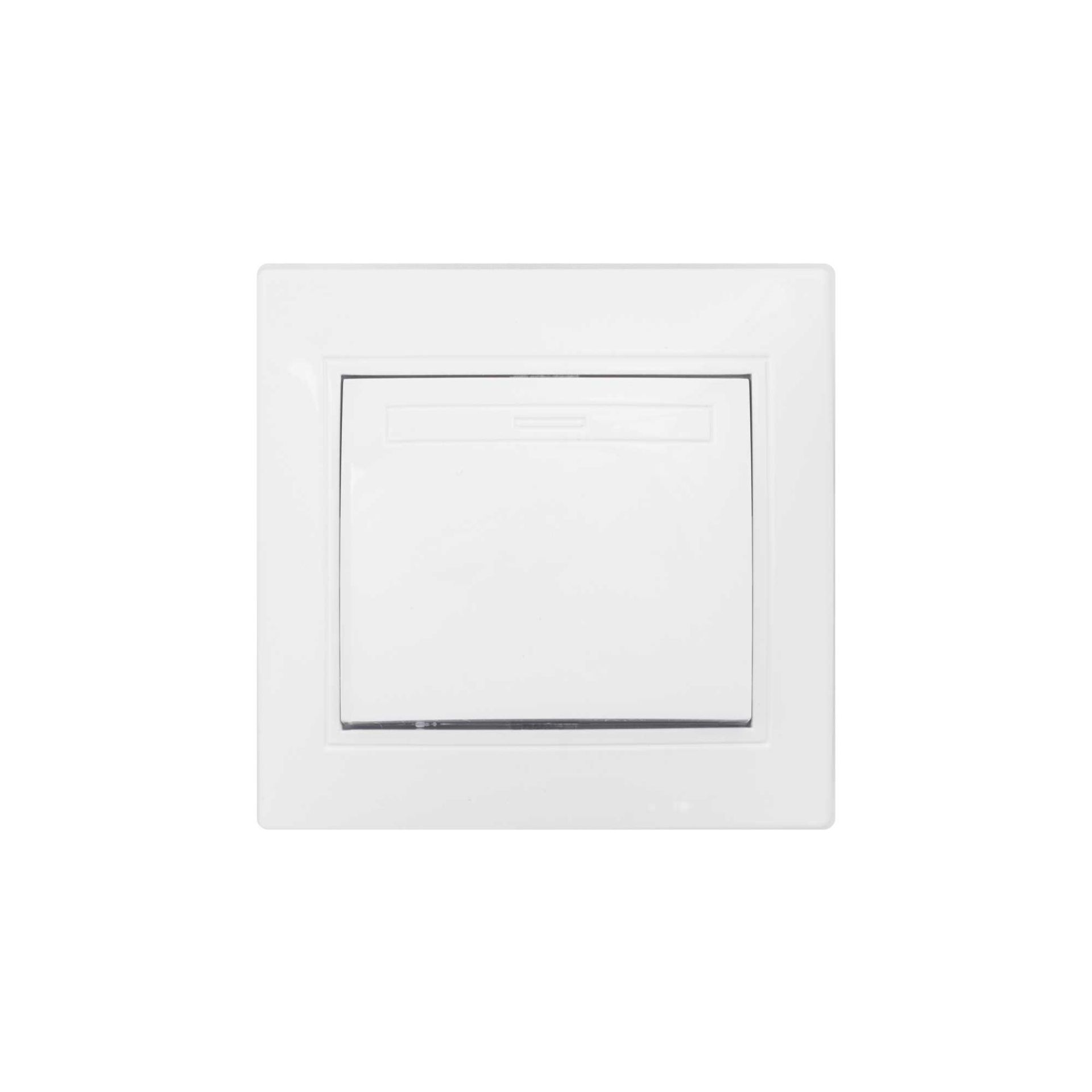 Вимикач 1-клавішний білий Valeso BW-2003 Вимикач 1-клавішний білий Valeso BW-2003