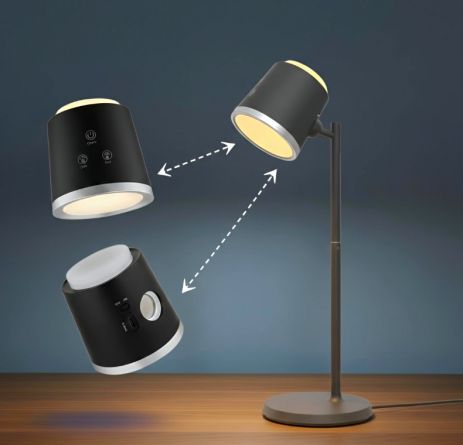 Аккумуляторная светодиодная настольная лампа Sirius BL-1005 черная