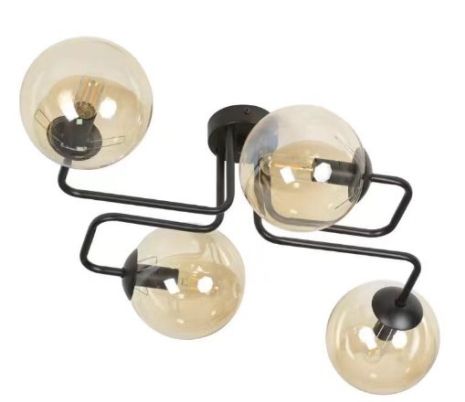 Подвесная люстра 9713-4 4x40W Черный