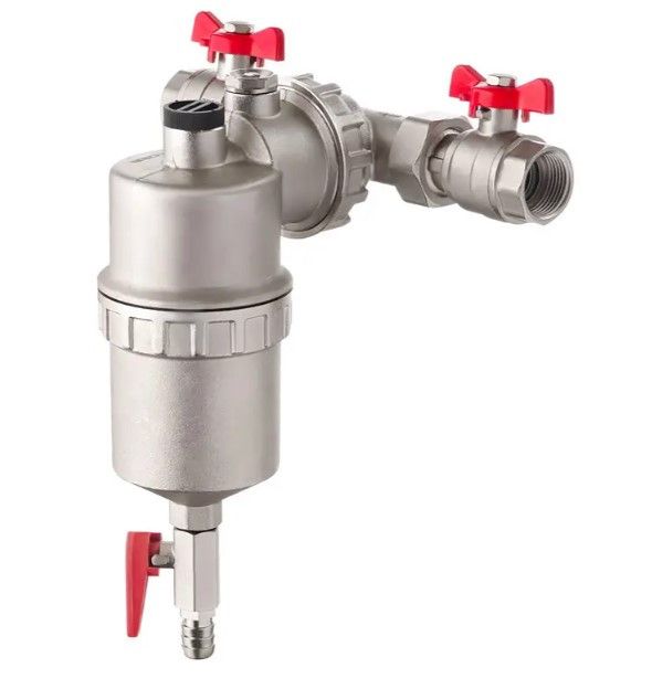 Сепаратор шламу магнітний універсальний із кранами Чехія KR. 1272 1" Сепаратор шламу магнітний універсальний із кранами Чехія KR. 1272 1"