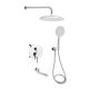Душевая система универсальная Qtap Spring скрытого монтажа на три потребителя QTSPR114CRM45705 Chrome