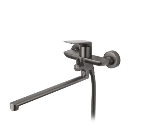 Смеситель для ванны с длинным изливом MiX Premium Derby 006 Euro Graphite