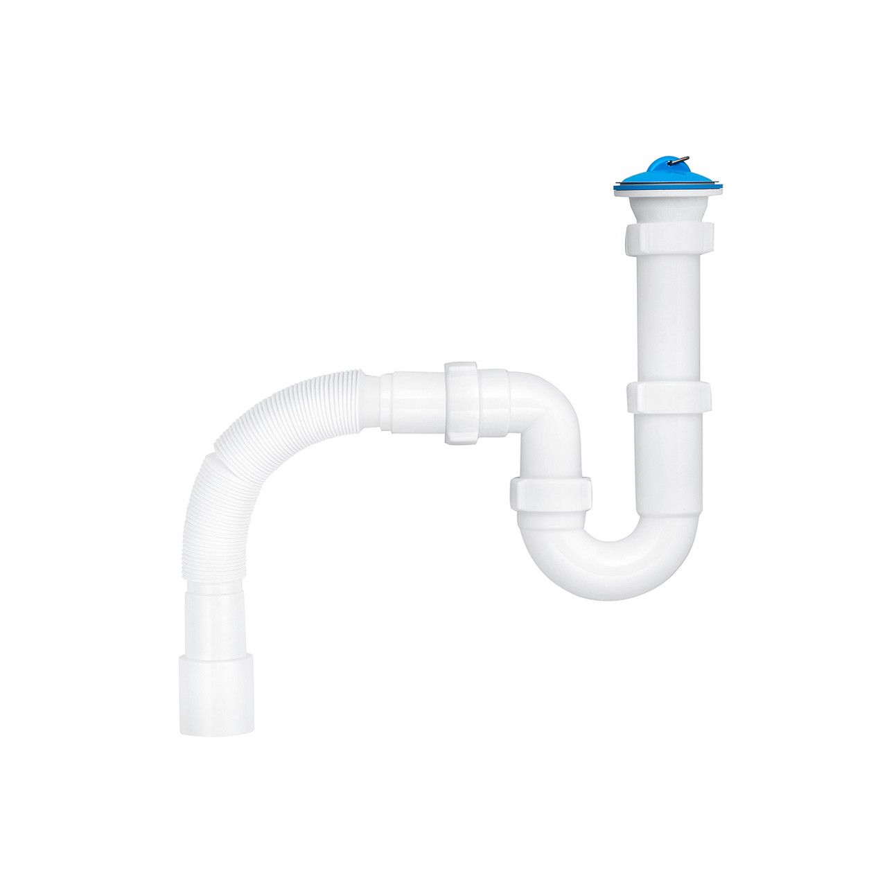 Сифон для кухонної мийки ANIplast 1 1/2"х40 мм з нарізним випуском D0115EU Сифон для кухонної мийки ANIplast 1 1/2"х40 мм з нарізним випуском D0115EU