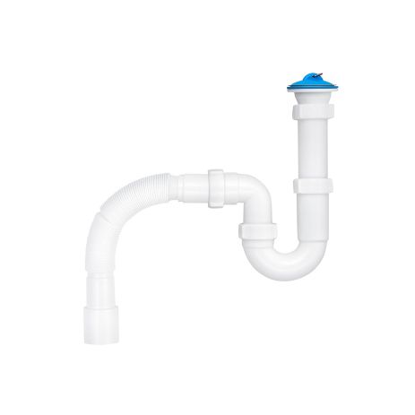 Сифон для кухонної мийки ANIplast 1 1/2"х40 мм з нарізним випуском D0115EU Сифон для кухонної мийки ANIplast 1 1/2"х40 мм з нарізним випуском D0115EU