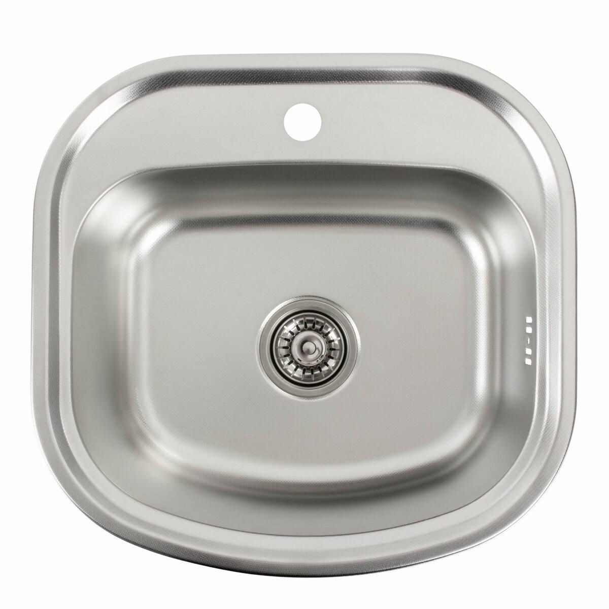 Кухонна мийка з нержавіючої сталі Valeso ДЕКОР 4947 (0,8/180 мм) Кухонна мийка з нержавіючої сталі Valeso ДЕКОР 4947 (0,8/180 мм)