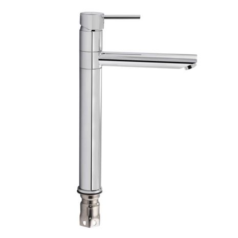 Змішувач для раковини Qtap Spring з поворотним виливом високий QTSPRCRM001XL Chrome