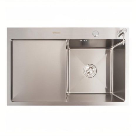 Кухонна мийка CM 78*50 R нержавійка VALESO Handmade (круглий сифон) (3,0/0,8) Кухонна мийка CM 78*50 R нержавійка VALESO Handmade (круглий сифон) (3,0/0,8)