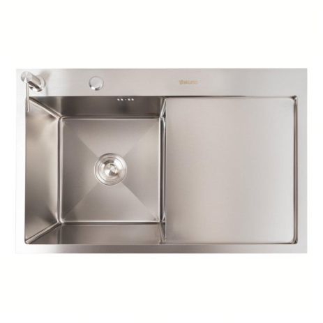 Мийка нержавійка Valeso Handmade CM 78*50 L (круглий сифон 3.0/0.8) Мийка нержавійка Valeso Handmade CM 78*50 L (круглий сифон 3.0/0.8)