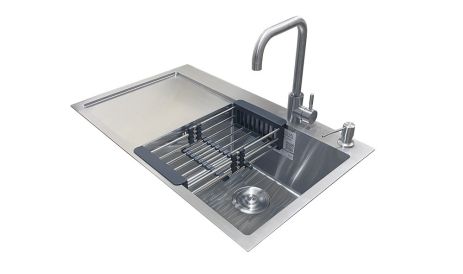 Комплект мийка + змішувач Romzha Caravela 78R (B)