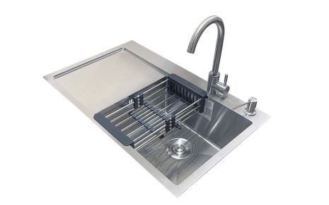 Комплект мийка + змішувач Romzha Caravela 78R (A)