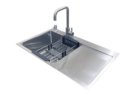 Комплект мийка + змішувач Romzha Caravela 78L (B)